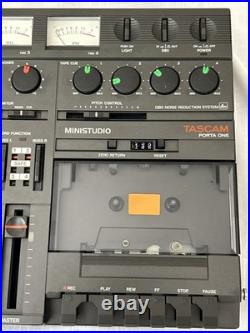 Vintage Analog Tascam Porta One Mini Studio 4 Track Cassette Recorder-For Parts