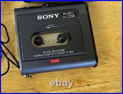 Vintage Analogue Tape Recorder Sony M-909 Microcassette (NO CASE) Free Ship