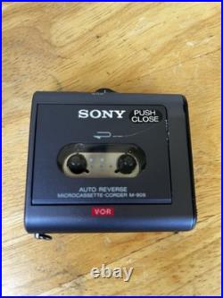 Vintage Analogue Tape Recorder Sony M-909 Microcassette (NO CASE) Free Ship