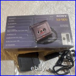 Vintage Analogue Tape Recorder Sony M-909 Microcassette REPAIR/NOT WORKING