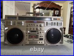 Vintage BOOMBOX CONION C-100F Ghetto Blaster Cassette Radio Record WORKING NICE
