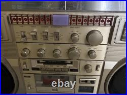 Vintage BOOMBOX CONION C-100F Ghetto Blaster Cassette Radio Record WORKING NICE