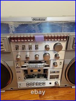 Vintage BOOMBOX CONION C-100F Ghetto Blaster Cassette Radio recorder