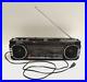 Vintage-Black-Sharp-Boombox-WQ-276-Stereo-Radio-Cassette-Recorder-Ghetto-Blaster-01-gkbd