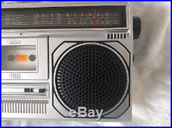 Vintage Boombox GhettoBlaster Radio Cassette Recorder Boom Box Ghetto Blaster