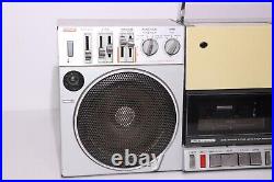 Vintage Boombox HITACHI TRK W1W Stereo Cassette Recorder Made In Japan