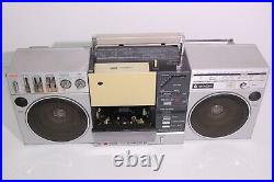 Vintage Boombox HITACHI TRK W1W Stereo Cassette Recorder Made In Japan