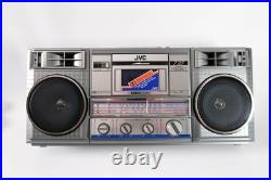 Vintage Boombox JVC RC-770JW Stereo Radio Cassette Recorder Working MINT
