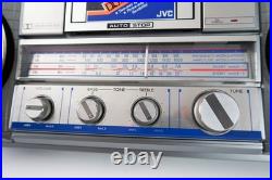 Vintage Boombox JVC RC-770JW Stereo Radio Cassette Recorder Working MINT