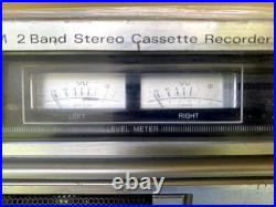 Vintage Boombox Sanyo M-x920 Radio Recorder Cassette SELLING IN PARTS