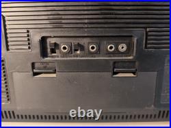 Vintage Boombox Sanyo Radio Cassette Recorder AC/DC Mic Aux Bat Indicator Works Vintage Boombox Sanyo Radio Cassette Recorder AC/DC Mic Aux Bat Indicator Works