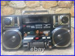 Vintage Boombox Tecsonic J1 Radio Cassette Recorder Super Jumbo ghetto blasters Vintage Boombox Tecsonic J1 Radio Cassette Recorder Super Jumbo ghetto blasters