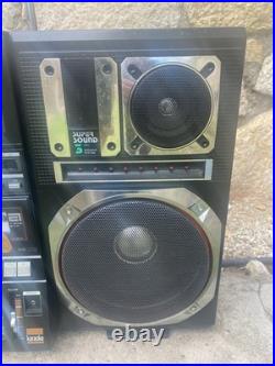 Vintage Boombox Tecsonic J1 Radio Cassette Recorder Super Jumbo ghetto blasters Vintage Boombox Tecsonic J1 Radio Cassette Recorder Super Jumbo ghetto blasters