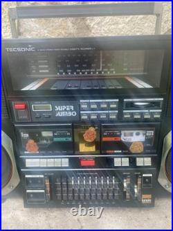 Vintage Boombox Tecsonic J1 Radio Cassette Recorder Super Jumbo ghetto blasters Vintage Boombox Tecsonic J1 Radio Cassette Recorder Super Jumbo ghetto blasters