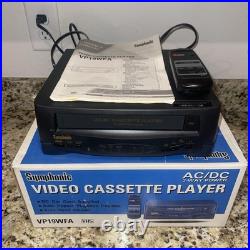 Vintage Boxed Symphonic VP19WFA VCR Video Cassette Recorder VHS Tape Player