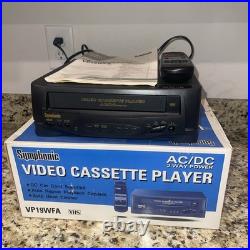 Vintage Boxed Symphonic VP19WFA VCR Video Cassette Recorder VHS Tape Player