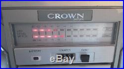 Vintage CROWN radio boombox cassette recorder