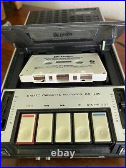 Vintage CS-200 superscope cassette recorder