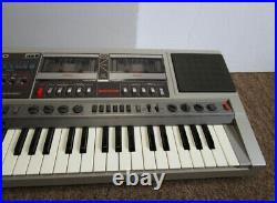Vintage Casio CK-500 Boombox Keyboard AM/FM Radio Double Cassette Recorder