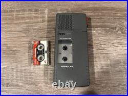 Vintage Cassette Recorder Grundig Dh 2028 Micro / Player Dictation Device Grey