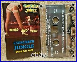 Vintage Cassette Tape Concrete Jungle Wear and Tear ICBM Records