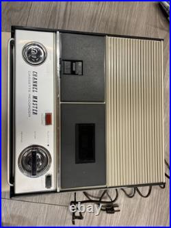 Vintage Channel Master Cassette Tape Player Recorder 6308 Tested Japan Box Mic Vintage Channel Master Cassette Tape Player Recorder 6308 Tested Japan Box Mic