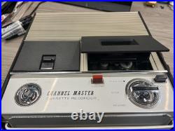 Vintage Channel Master Cassette Tape Player Recorder 6308 Tested Japan Box Mic Vintage Channel Master Cassette Tape Player Recorder 6308 Tested Japan Box Mic