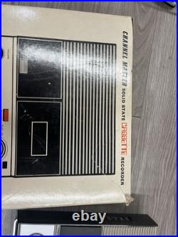 Vintage Channel Master Cassette Tape Player Recorder 6308 Tested Japan Box Mic Vintage Channel Master Cassette Tape Player Recorder 6308 Tested Japan Box Mic