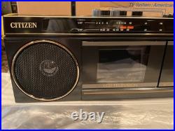 Vintage Citizen TA80-0A LCD TV/Stereo/Radio Cassette Tape Recorder1988MINT
