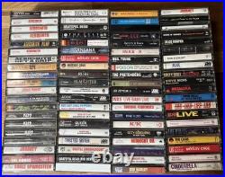 Vintage Classic Rock Cassette Lot of 80 Ozzy Sabbath Grateful Dead Kiss AC/DC
