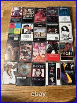 Vintage Classic Rock Cassette Lot of 80 Ozzy Sabbath Grateful Dead Kiss AC/DC