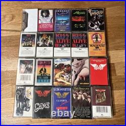 Vintage Classic Rock Cassette Lot of 80 Ozzy Sabbath Grateful Dead Kiss AC/DC