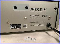 Vintage Clean NAKAMICHI BX-150 single Cassette Tape Player Recorder HI-FI 2-Head