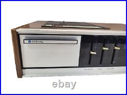 Vintage Craig 2705 Wood AM/FM Cassette Tape Recorder with Speaker UNTESTED