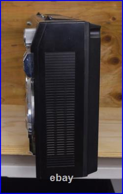 Vintage Crown Japan SZ-5100 Boombox Radio Double Cassette 100W 5-Band Stereo EQ Vintage Crown Japan SZ-5100 Boombox Radio Double Cassette 100W 5-Band Stereo EQ
