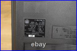 Vintage Crown Japan SZ-5100 Boombox Radio Double Cassette 100W 5-Band Stereo EQ Vintage Crown Japan SZ-5100 Boombox Radio Double Cassette 100W 5-Band Stereo EQ