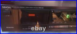 Vintage Denon DRM-400 2-Head Stereo Cassette Tape Deck Player Recorder