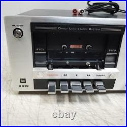 Vintage Dual C 810 Stereo Cassette Tape Deck Japan