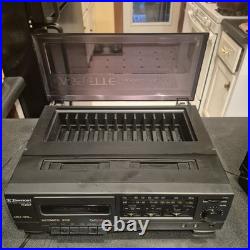 Vintage Emerson AS2609 Black AM/FM Cassette Player & Recorder With Speakers