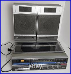 Vintage Emerson M2400 Record Player, Cassette Player, Radio NEW BELTS/SERVICED