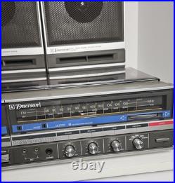 Vintage Emerson M2400 Record Player, Cassette Player, Radio NEW BELTS/SERVICED