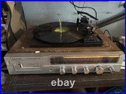 Vintage Emerson M2404 AM/FM Stereo Receiver Turntable Cassette Player