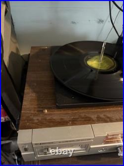 Vintage Emerson M2404 AM/FM Stereo Receiver Turntable Cassette Player