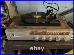 Vintage Emerson M2404 AM/FM Stereo Receiver Turntable Cassette Player