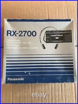 Vintage Extremely Rare Panasonic Stereo Radio Cassette Recorder RX-2700