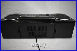 Vintage Fisher Boombox AM-FM Dual Cassette Stereo 1980s Model PH-402