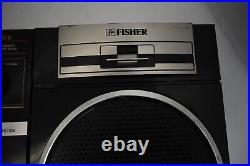 Vintage Fisher Boombox AM-FM Dual Cassette Stereo 1980s Model PH-402