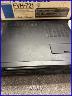 Vintage Fisher FVH 721 Video Cassette Recorder VHS Player Deck WithOrig. Box Read