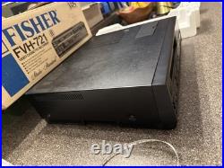 Vintage Fisher FVH 721 Video Cassette Recorder VHS Player Deck WithOrig. Box Read