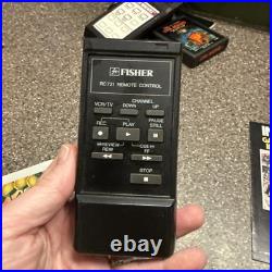 Vintage Fisher FVH 721 Video Cassette Recorder VHS Player Deck WithOrig. Box Read